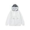 Check Panel Hoodie